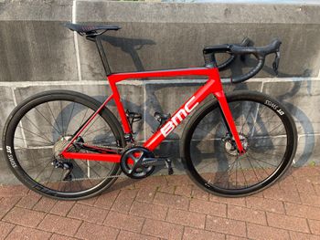 BMC - Vélo de Route BMC 2019 Teammachine SLR01 Three Shimano Ultegra Di2 11V Rouge / Noir, 2019