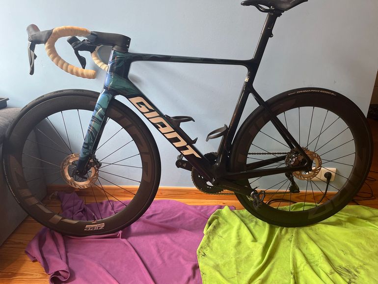 Used Giant Propel Advanced SL Disc Frameset 2023 2023 Road & Gravel, Blue — image 1 of 6