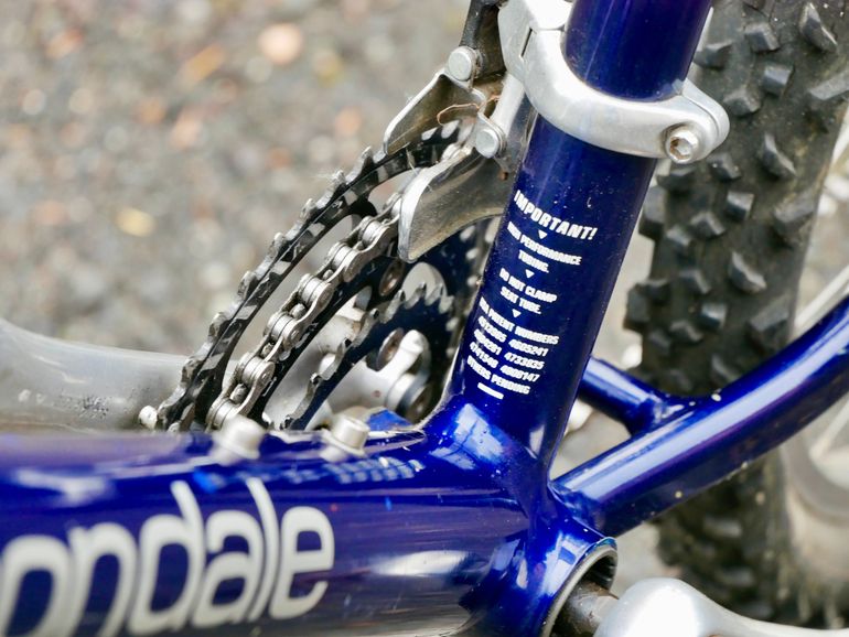 Used Cannondale Beast of the East 1 1989 Mountainbike, Purple — image 14 of 14