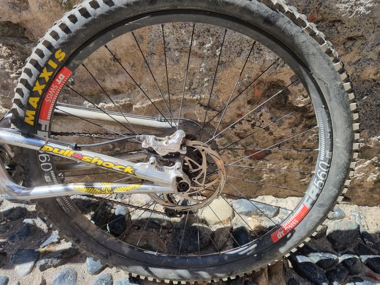 Used Custom Ancillotti Scarab Evo 29 2021 Mountainbike, Grigio chiaro — image 4 of 4