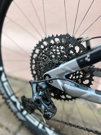 Used CUBE STING WS 140 HPC SL 2021 2021 Mountainbike, Grigio chiaro — image 9 of 10