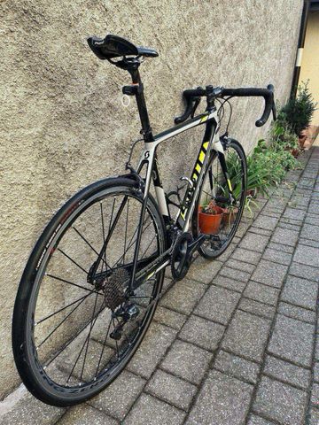 Used Scott Addict 10 2017 2017 Road & Gravel, Light Gray — image 2 of 8