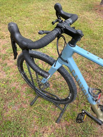 Used Canyon Grizl CF SL 7 2021 2021 Road & Gravel, Blue — image 3 of 7