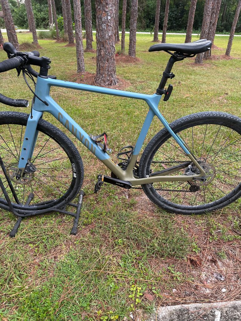 Used Canyon Grizl CF SL 7 2021 2021 Road & Gravel, Blue — image 1 of 7