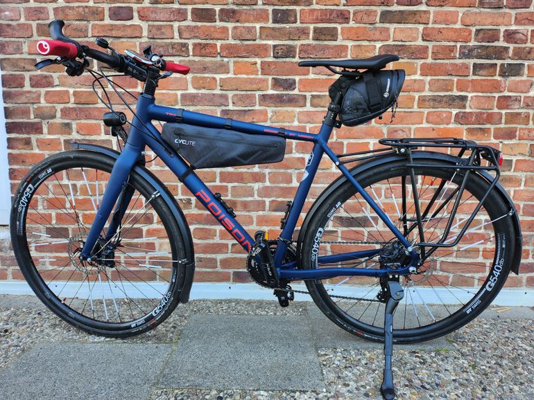 Used Poison Taxin 2024 Road & Gravel, Blue — image 2 of 7