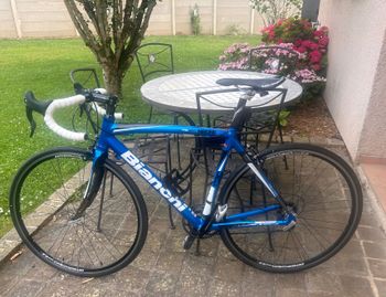 Used Bianchi via nirone 7 Veloce Compact 2009 Road & Gravel, Blue — image 2 of 9
