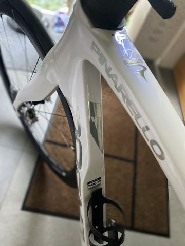 Used Pinarello Dogma F CRYSTAL WHITE + Super Record EPS + Bora WTO 45 2024 Road & Gravel, White — image 19 of 20