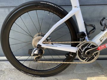 Used Pinarello Dogma F CRYSTAL WHITE + Super Record EPS + Bora WTO 45 2024 Road & Gravel, White — image 2 of 20