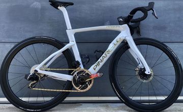 Gebrauchtes Pinarello Dogma F CRYSTAL WHITE + Super Record EPS + Bora WTO 45 2024 Road & Gravel