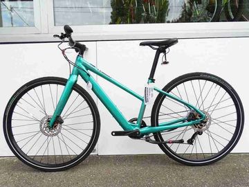 Gebrauchtes Cannondale QUICK NEO SL 2 REMIXTE (Turquoise) 2021 Mountainbike, Blau — Bild 2 von 3