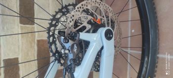 Used Orbea RISE H30 20mph 2024 2024 Mountainbike, Light Gray, 29 — image 11 of 17