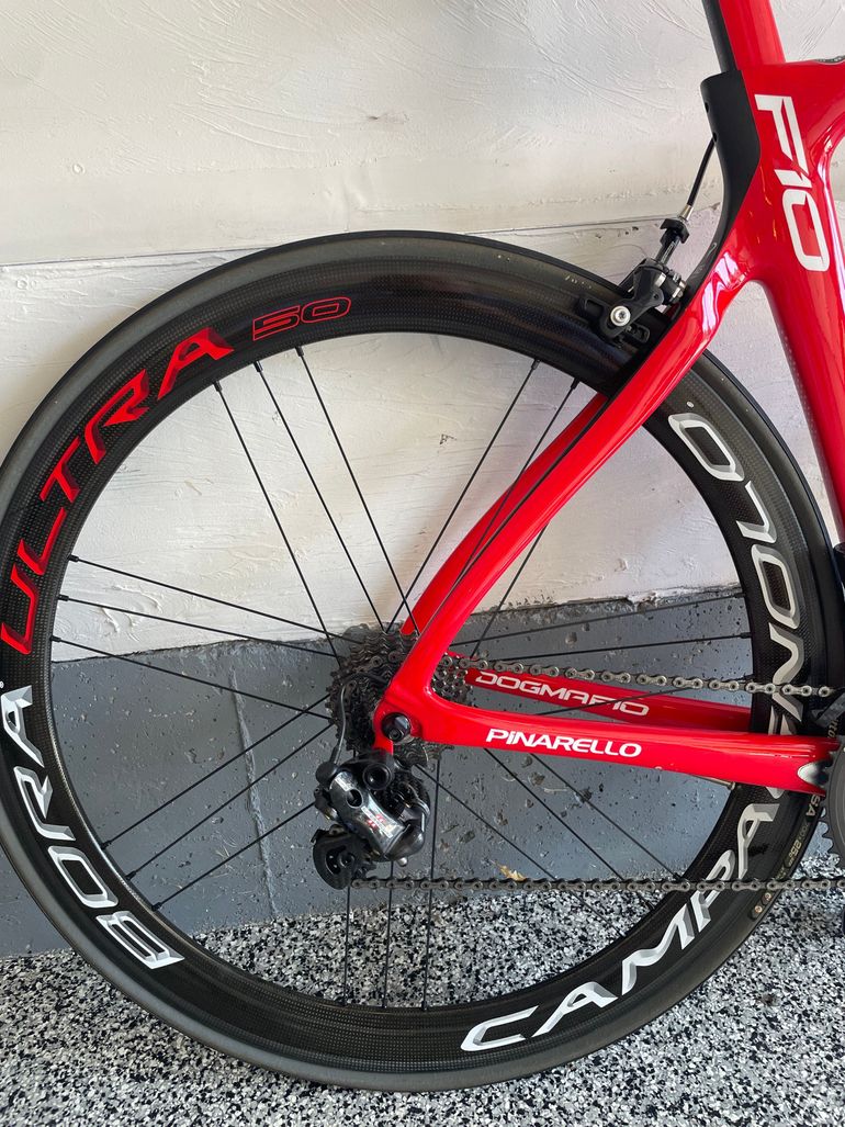 Used Pinarello F10 2017 Road & Gravel, Red — image 3 of 14