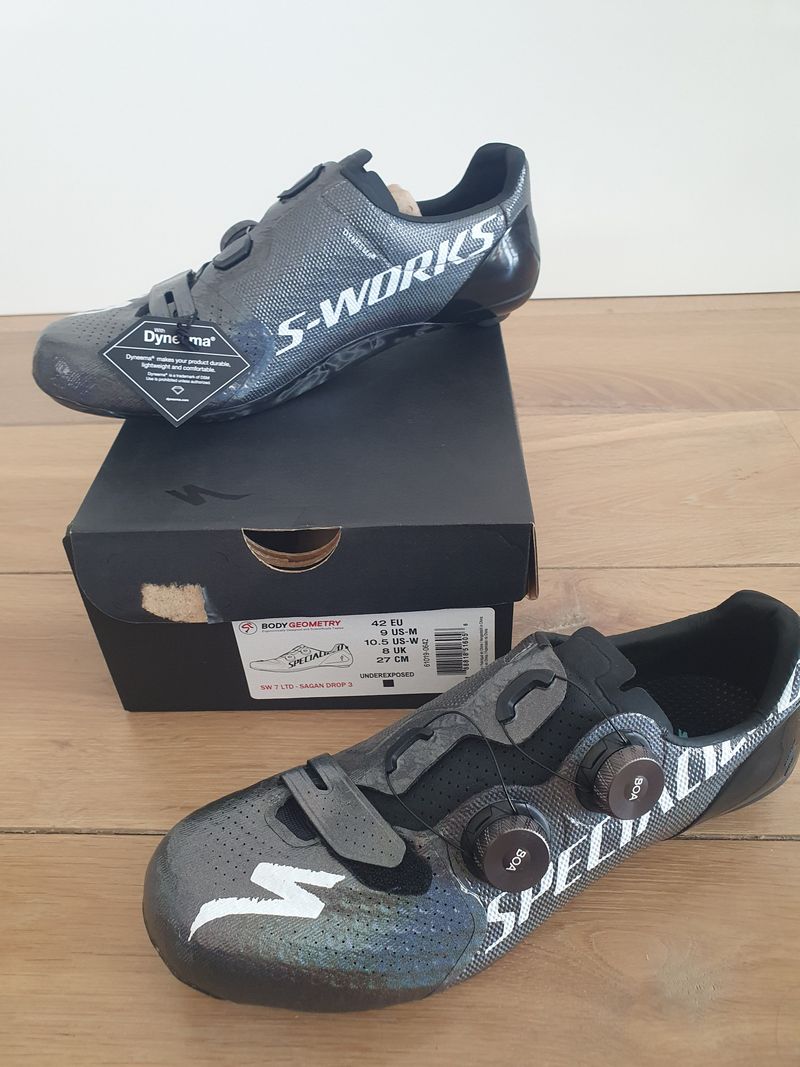 Used Specialized S-WORKS 7 Sagan Drop 3 Limited Cycling Shoes