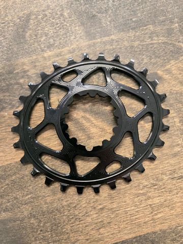 Used Absoluteblack Oval Narrow 28t Sram 3 Bolt Direct Mount 2024 Drivetrain & Pedals