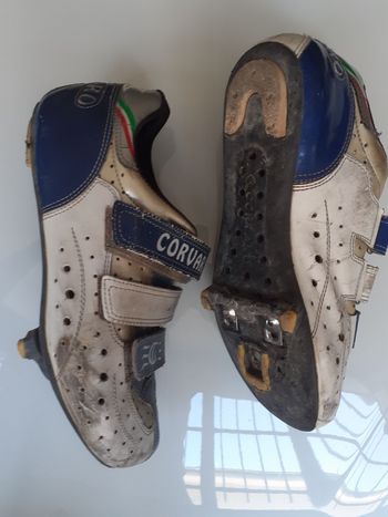Used Corvaro scarpe estive in pellame e cuoio, tomaia forata 2013 bike — image 2 of 3