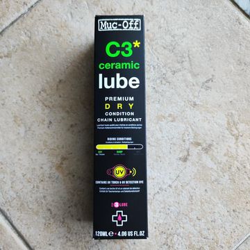 Tweedehands MUC-OFF Lubrificante de corrente Muc-Off C3 Ceramic Dry Lube 120ml Cycling Accessories