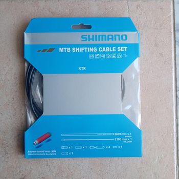 Używany Shimano Cabo Shimano XTR OT-SP41 Polymer 1.2x2100mm para Desviador traseiro bike