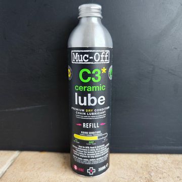 Tweedehands MUC-OFF Lubrificante de corrente Muc-Off C3 Ceramic Dry Lube 300ml Cockpit