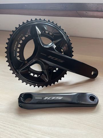 Tweedehands Shimano 105 R7100 2025 Drivetrain & Pedals