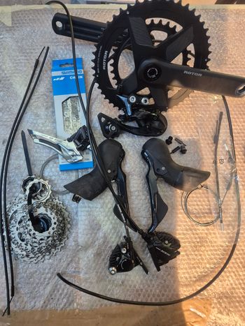 Używany Shimano 105 R7020 2024 Groupset