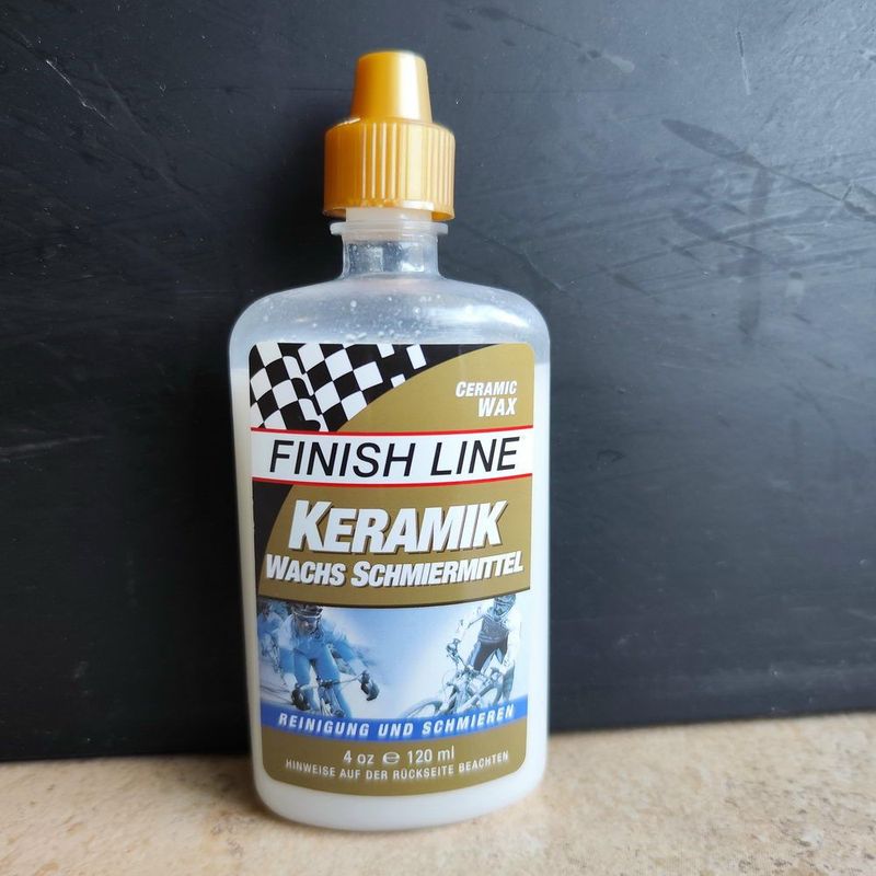 Used Lubrificante de cera cerâmica Finish Line 120ml bike