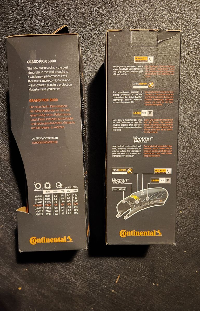 Used Continental Grand Prix 5000 25mm x2 bike — image 2 of 2