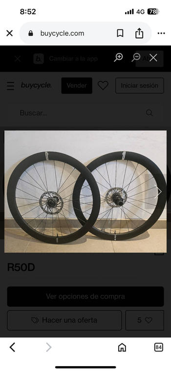 Used Look R50D 2025 bike — image 1 of 2