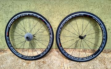 Used Fulcrum Racing 4 (Quattro) rim 35mm 11S Wheels