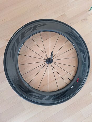 Gebrauchtes Zipp 808 Firecrest Tubular Carbon Vorderrad - Schlauchreifen 2015 Wheels