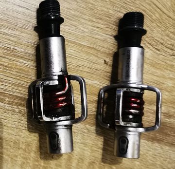 Brugt Crankbrothers egg beater 1 silver red 2023 bike — billede 4 af 7