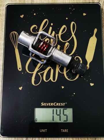 Brugt Crankbrothers egg beater 1 silver red 2023 bike — billede 5 af 7