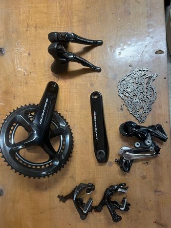 Brugt Shimano durace 11 v Groupset