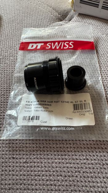 Brugt Dt Swiss xdr freehub 2025 bike