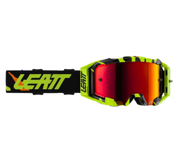 Brugt LEATT Maschera MTB Velocity 5.5 con lente antifog e antiproiettile Giallo/Nero 2025 Cycling Accessories