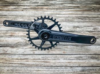 Używany E*Thirteen 🛠️ e*thirteen Helix Crankset – 24 mm Axle – 655 g (incl. chainring) – New 2024 Drivetrain & Pedals