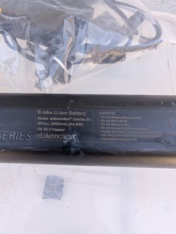 Used Bianchi Complete wiring and Battery for Aria E-Road 2022 2022 bike — image 3 of 4