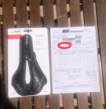 Tweedehands Selle Italia Flite S3 titanio 2024 Cockpit