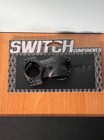 Tweedehands Switch Attacco manubrio 50mm -17° alluminio nero 2025 Cockpit