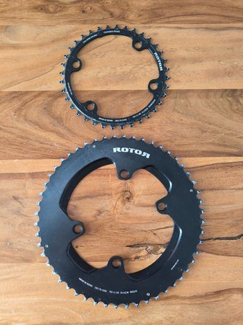 Używany Rotor Platos 52 - 36 No Q 2023 Drivetrain & Pedals