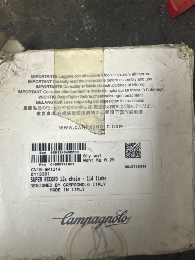 Tweedehands Campagnolo Super record 2025 bike — afbeelding 2 van 4