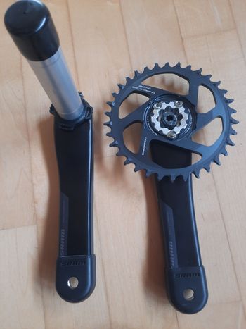 Używany Sram XX1 Eagle DUB 175 mm Boost 148 mm 34T 2023 Drivetrain & Pedals