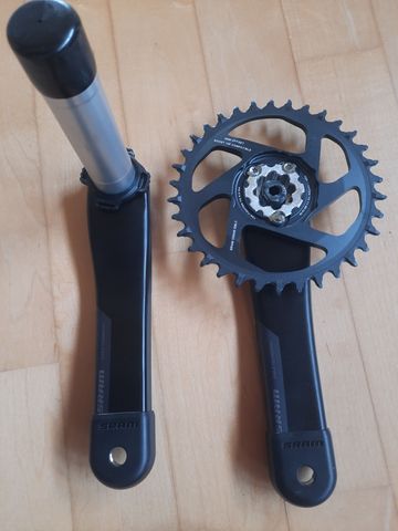 Tweedehands Sram XX1 Eagle DUB 175 mm Boost 148 mm 34T 2023 Drivetrain & Pedals
