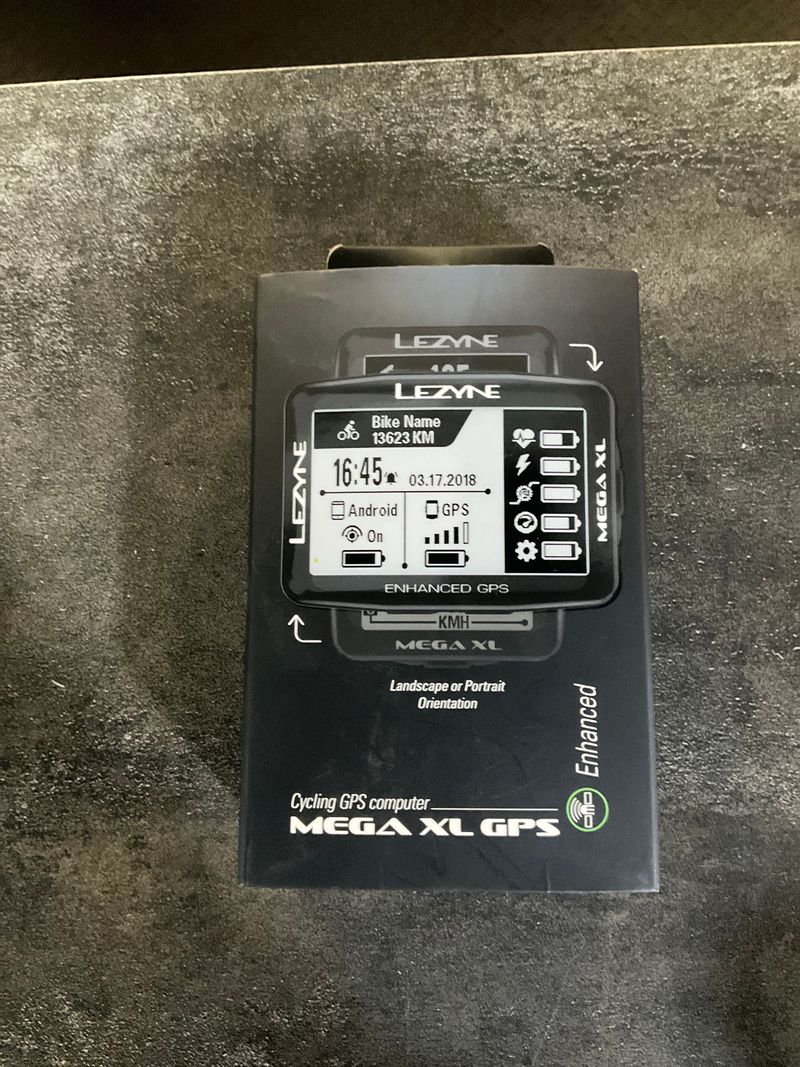 Used Lezyne Mega XL GPS bike computer 2023 Cycling Accessories