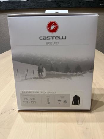 Używany Castelli Flanders Warm Rosso Corsa 2024 Cycling Clothing