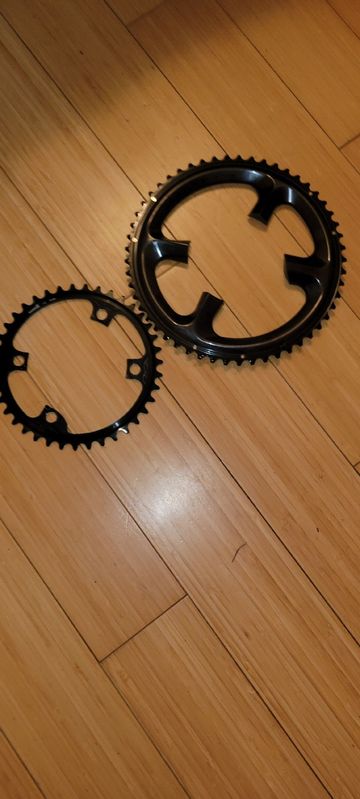 Used Shimano 53-39 MW, 11sp 2022 Drivetrain & Pedals