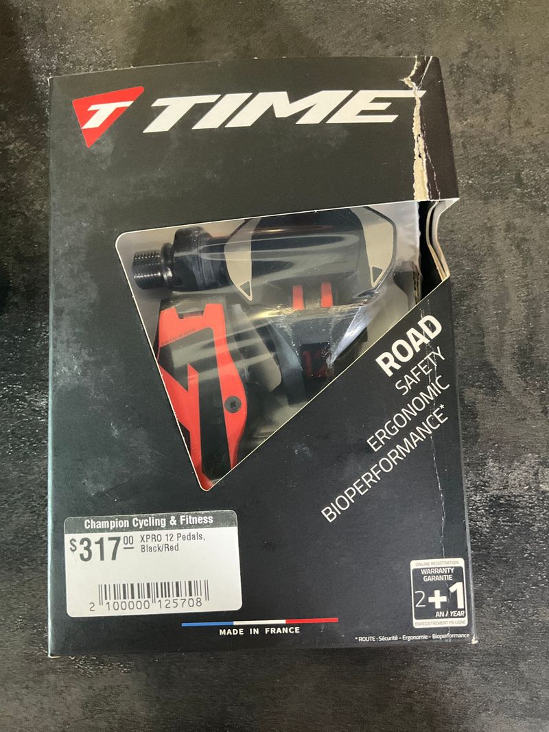 Used Time Pd xpro 12 black and red 2024 Drivetrain & Pedals