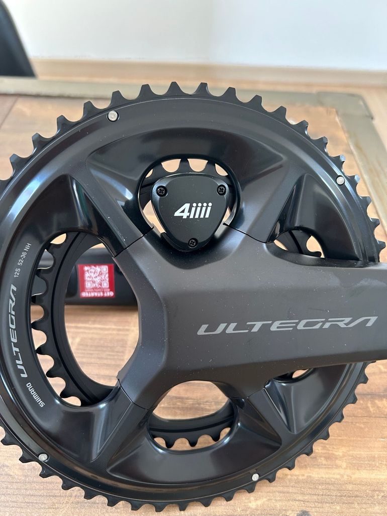 パーツ 4IIII PRECISION SHIMANO FC-R8000 165mm 4iiii PRECISION 3+ PRO Shimano Ultegra R8100 Dual-Sided