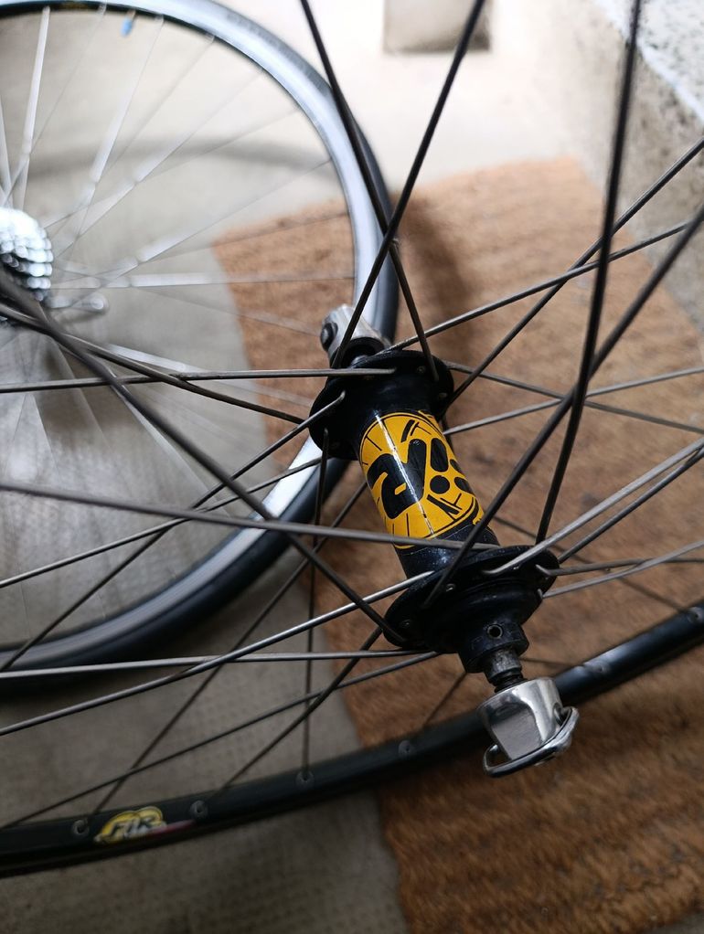 Roues Vintage Campagnolo FIR NET 2000 - Moyeu 8 Vitesses, 99,4/131,2 Mm, Occasion