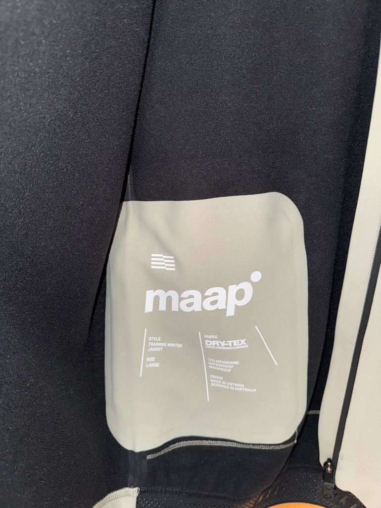 Used MAAP Training Winter Jacket (Large) 2024 bike — image 3 of 6