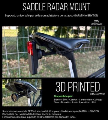 Used OW supporto sella Garmin/Bryton Saddles & Seatposts